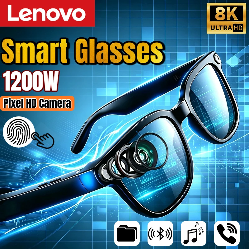 Photography With Ai - Lenovo AI Smart Glasses 8K Remote