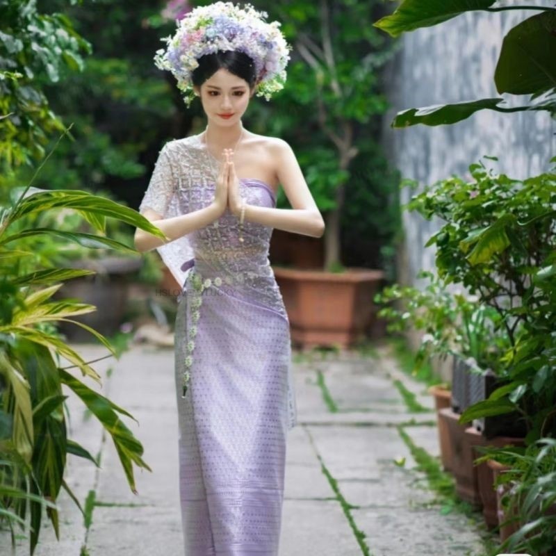Photography Vintage - Thailand Vintage Traditional Festival Clothing Dance