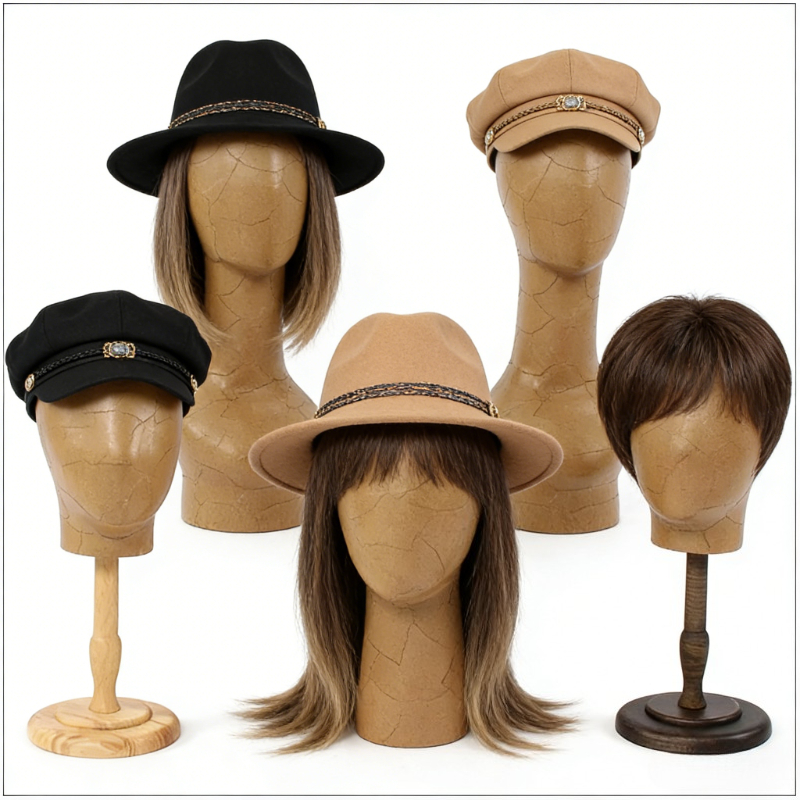 Photography Model - Vintage Style Mannequin Head Model -