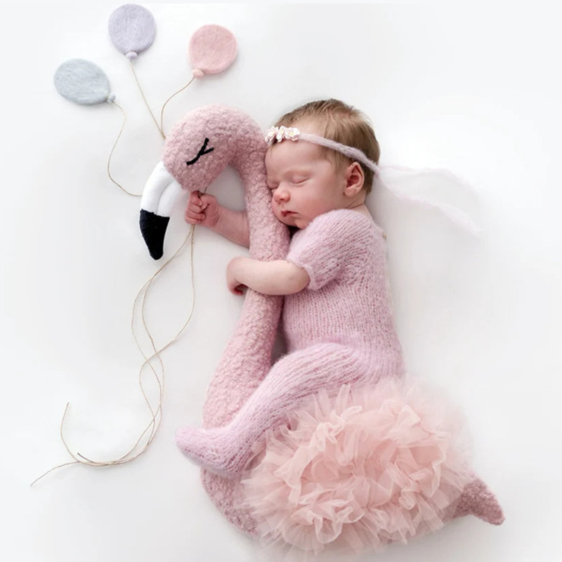 Photography Model - Flamingo Style Newborn Photography Props Cute