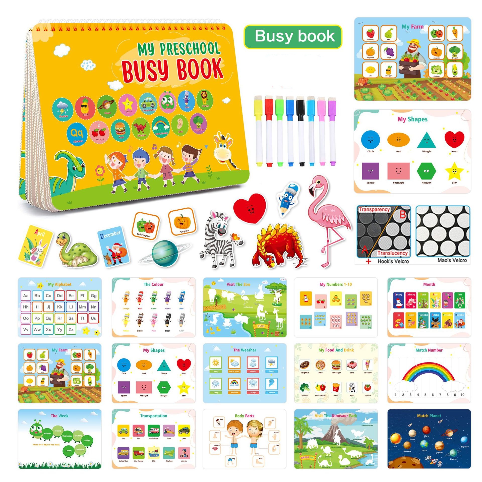 Photography Of The Year - Toddler Quiet Book: Montessori Sensory Activity
