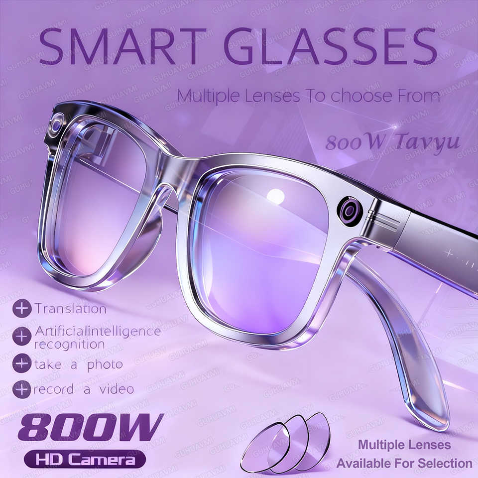 Photography With Ai - 800W With Camera Smart Glasses Woman