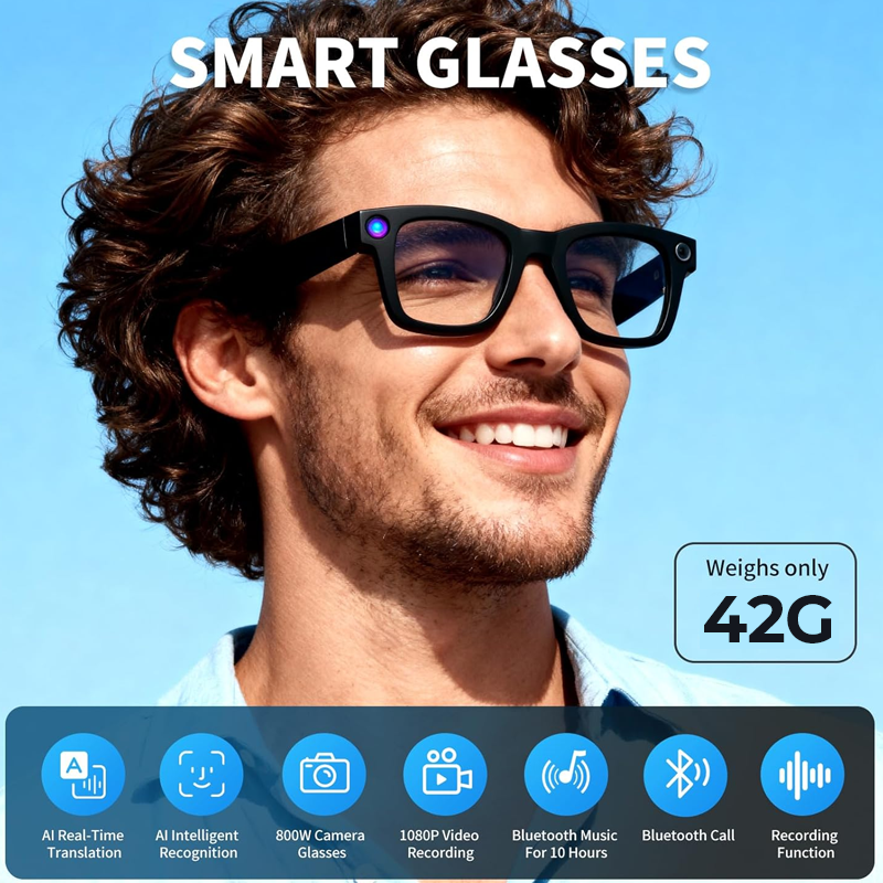 Smart AI Glasses HD Photo Vide - Photography With Ai avaliação e preço