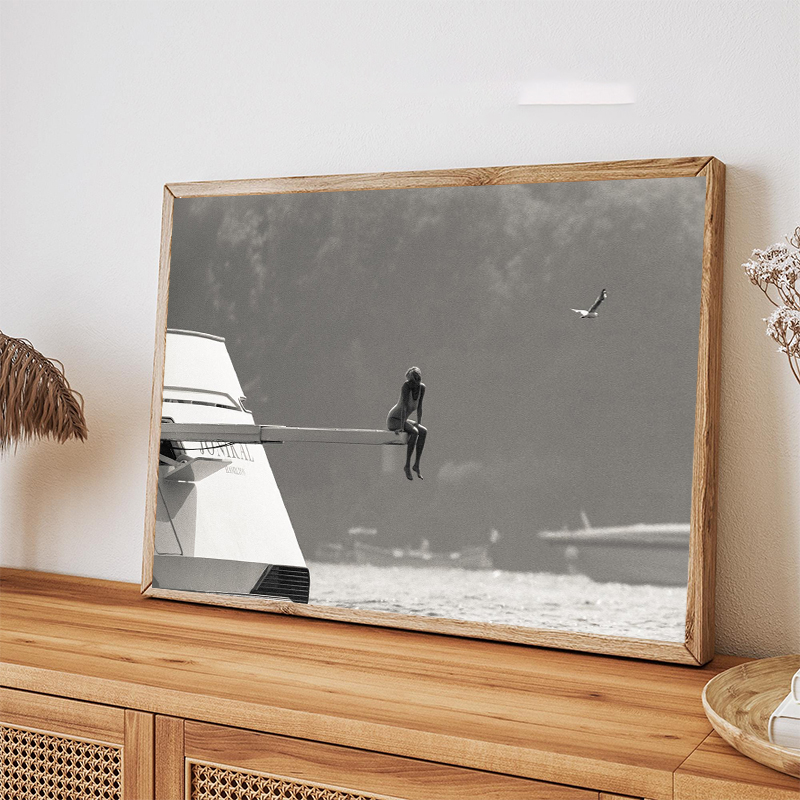 1pc frameless Canvas Painting  - Photography Vintage avaliação e preço
