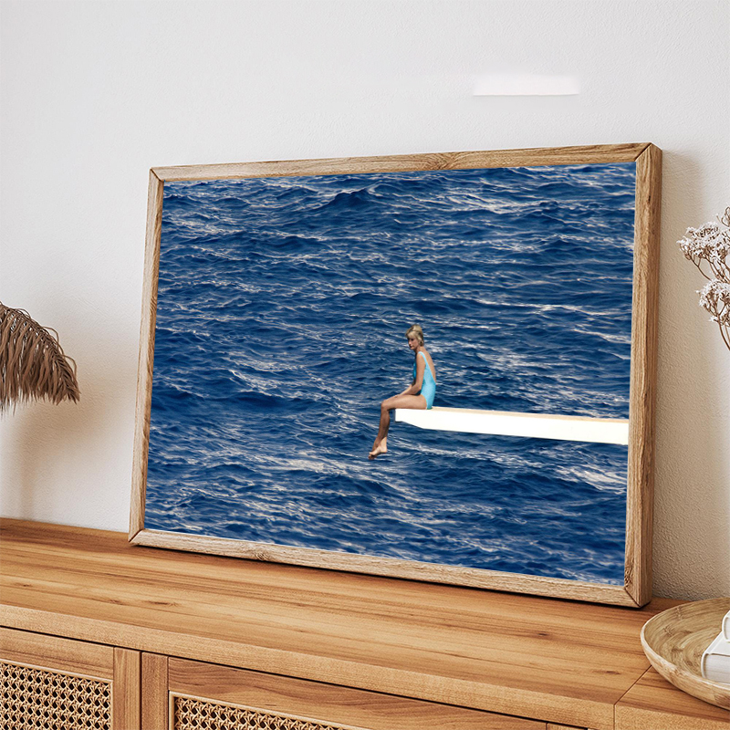 1pc frameless Canvas Painting  - Photography Vintage avaliação e preço