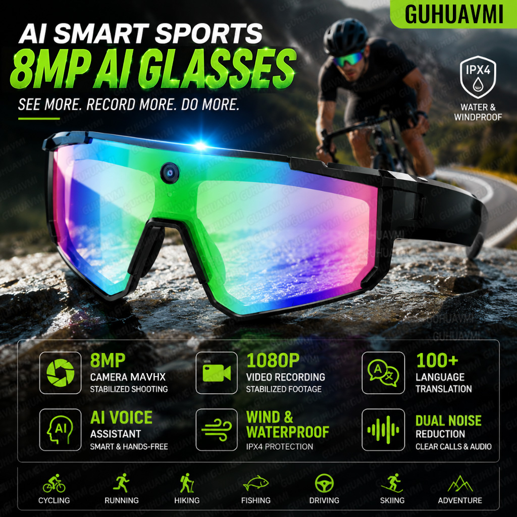 AI Smart Glasses with Camera H - Photography With Ai avaliação e preço