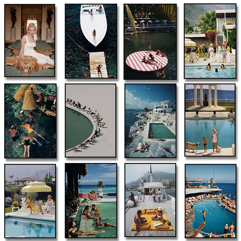 Slim Aarons Speedboat Landing  - Photography Vintage avaliação e preço