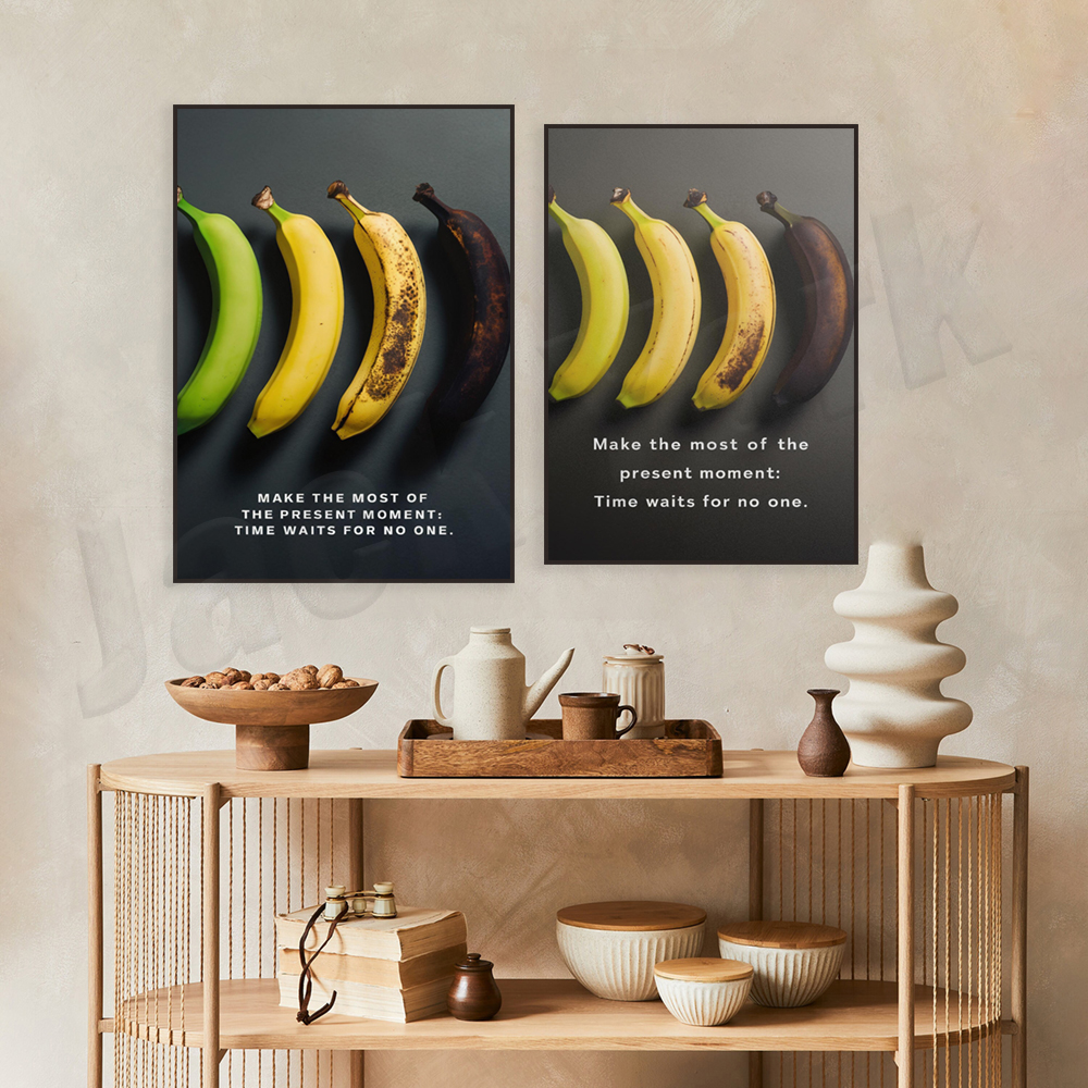 Colorful banana aging stages,  - Photography Quotes Inspirational avaliação e preço