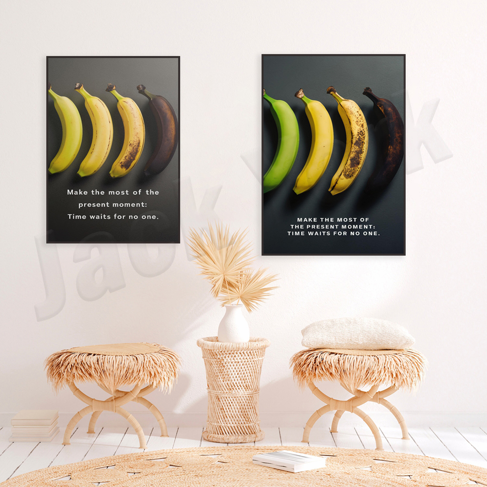 Colorful banana aging stages,  - Photography Quotes Inspirational avaliação e preço