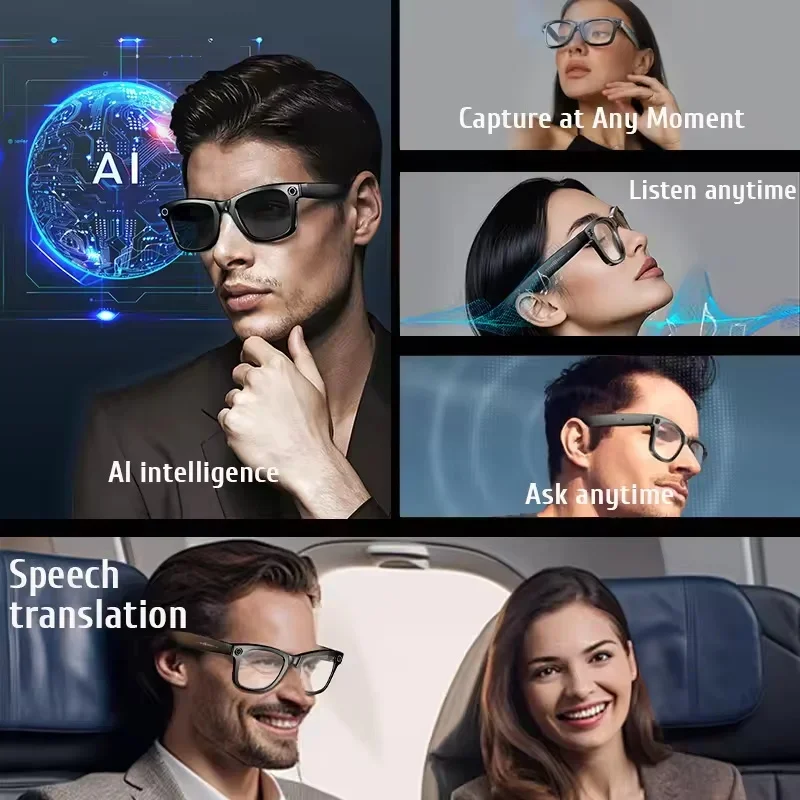 6K HD AI Camera Glasses 800MP  - Photography With Ai avaliação e preço