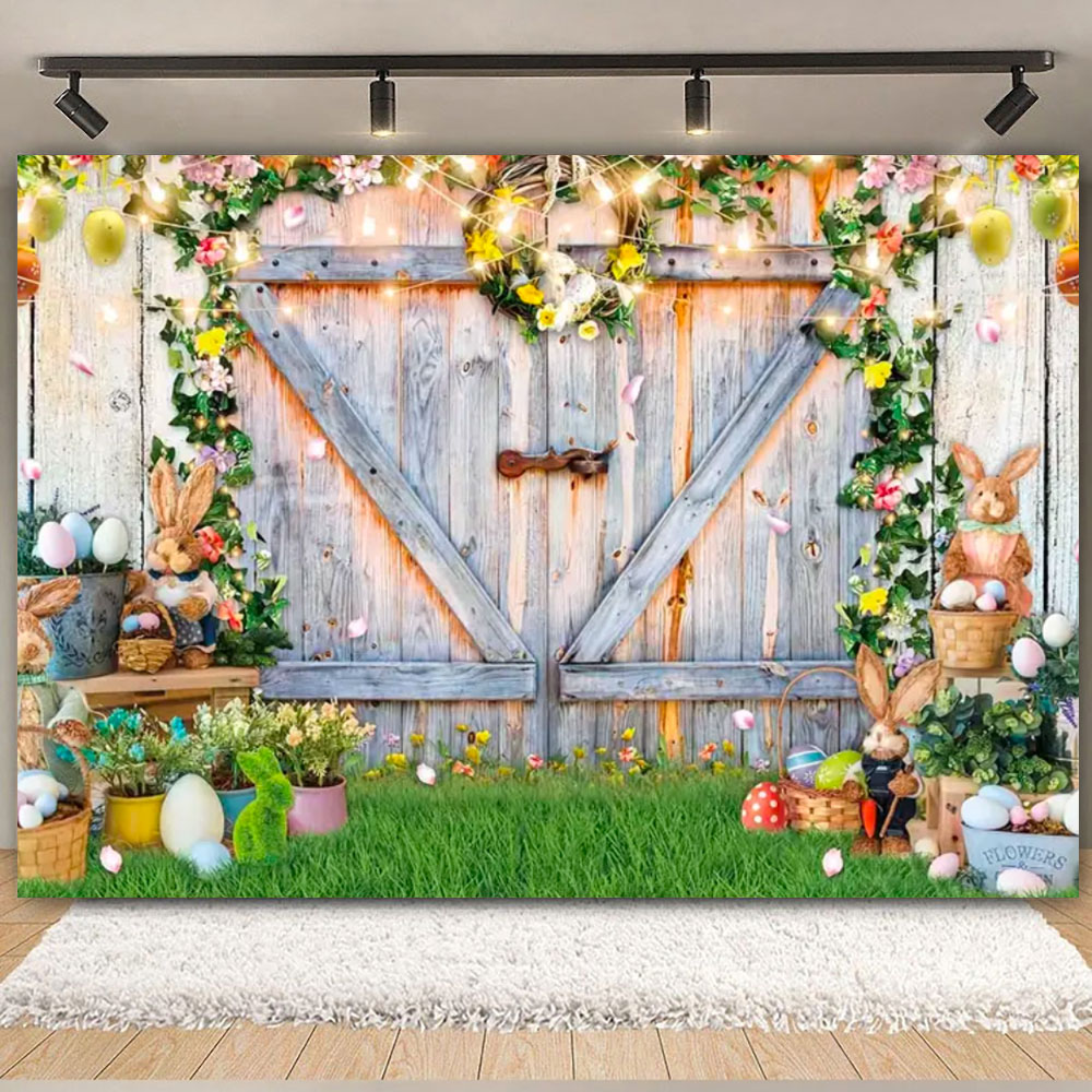 Happy Easter Backdrop Photogra - Photography With Ai avaliação e preço