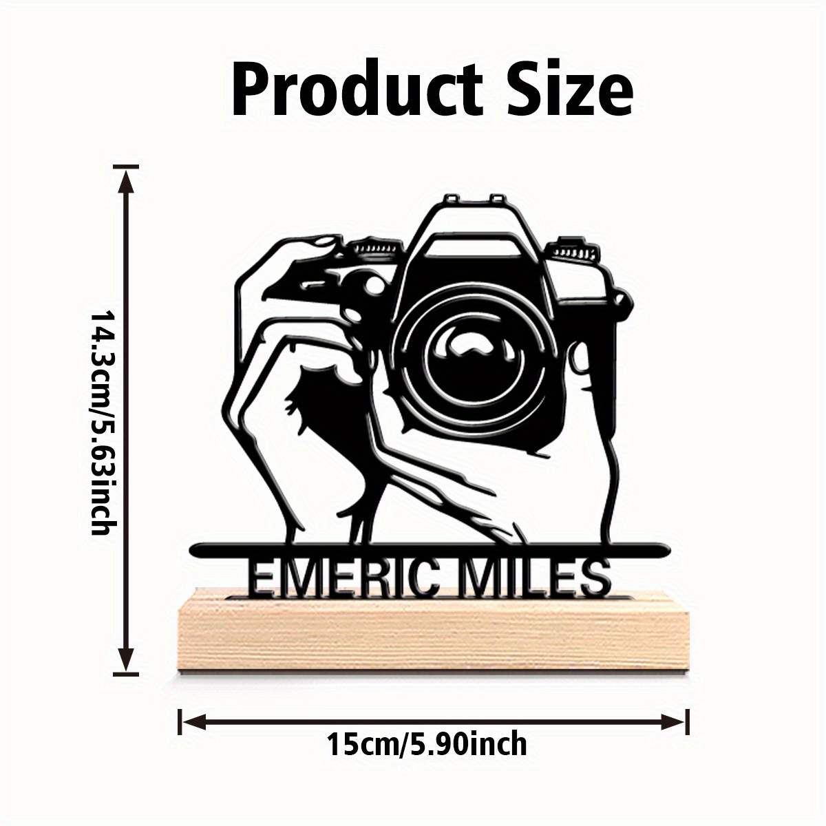 Personalized Emric Miles Camer - Photography Vintage avaliação e preço