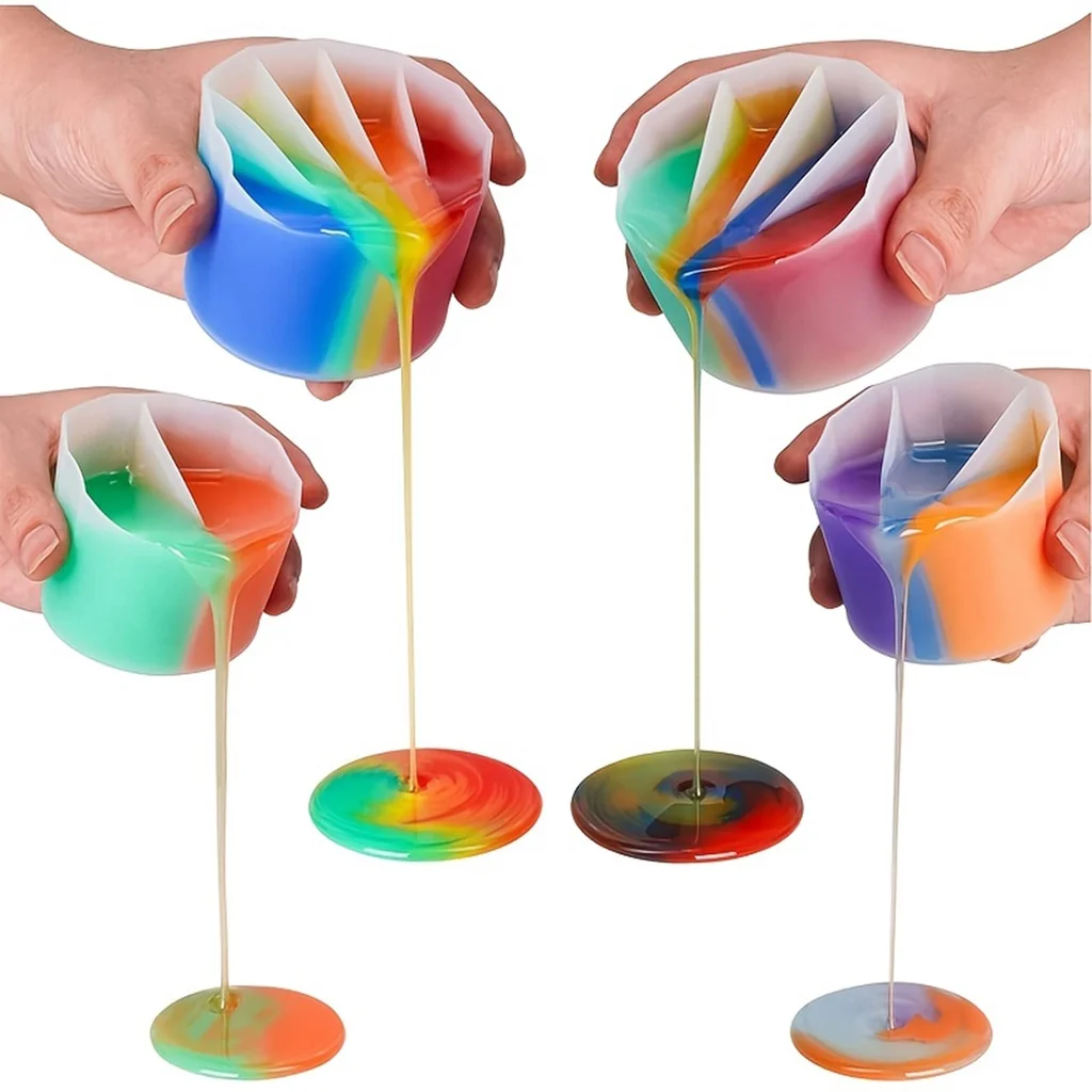 Color Mixing Split Cup For Pou - Photography Model avaliação e preço