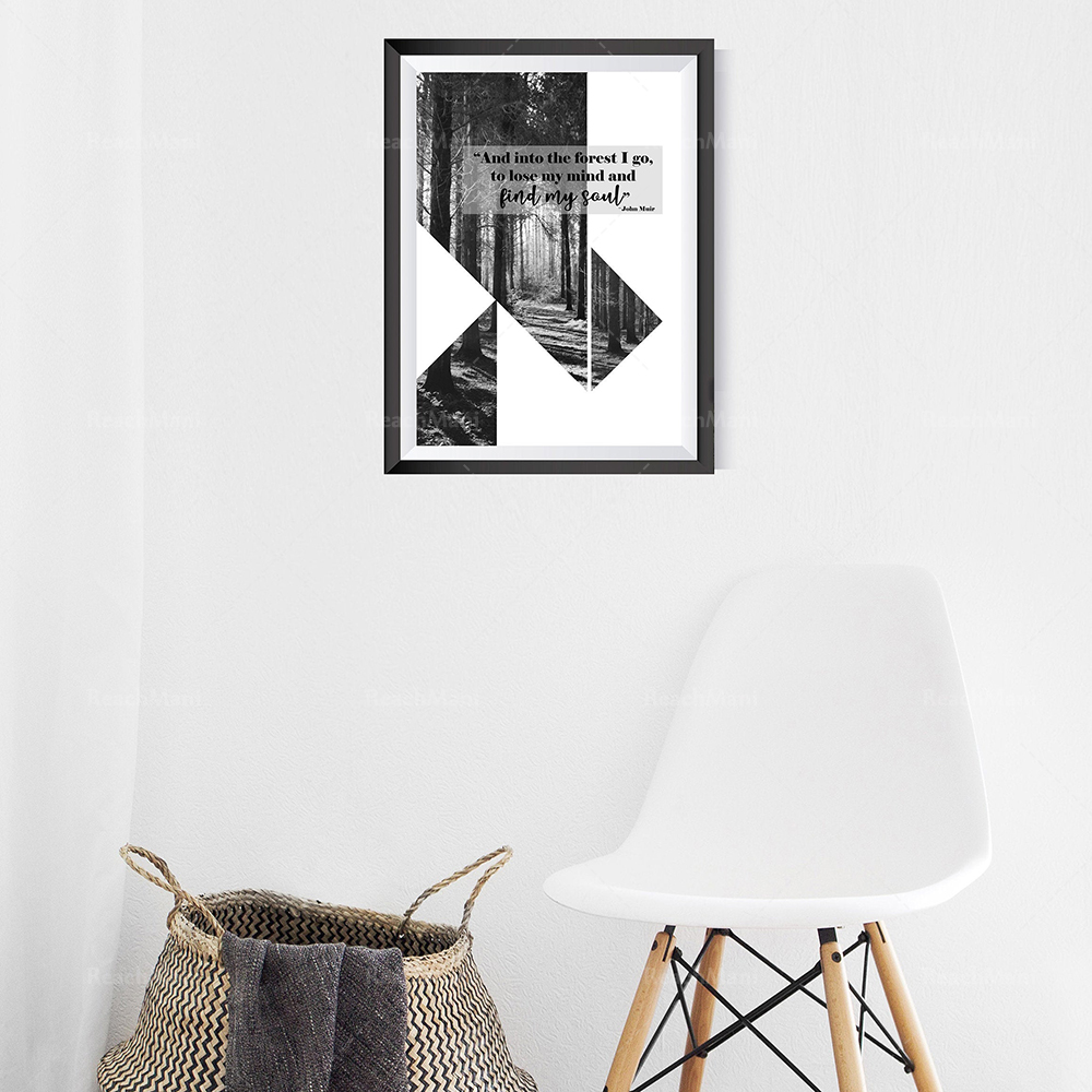 Black and white forest prints/ - Photography Quotes Inspirational avaliação e preço