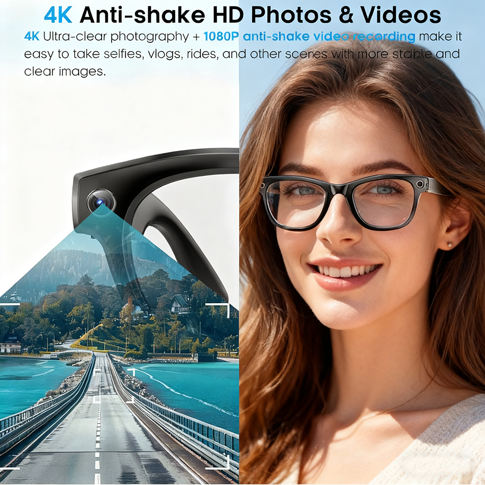 800W With Camera Smart Glasses - Photography With Ai avaliação e preço
